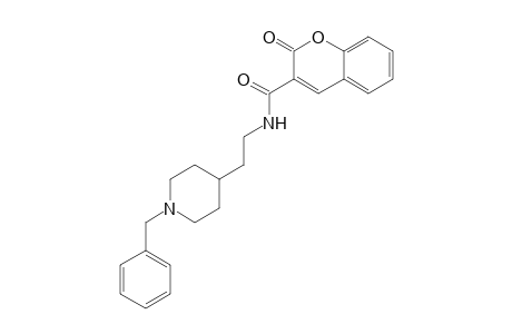 N-[2-(1-Benzylpiperidin-4-yl)ethyl]-2-oxo-2H-chromene-3-carboxamide