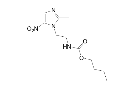 [2-(2-methyl-5-nitroimidazol-1-yl)ethyl]carbamic acid, butyl ester