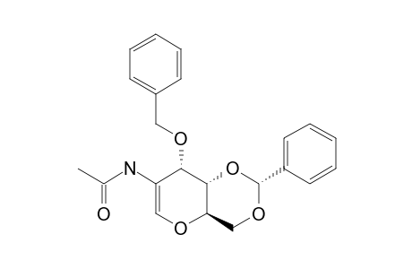 2-ACETAMIDO-1,5-ANHYDRO-3-O-BENZYL-4,6-O-BENZYLIDENE-2-DEOXY-D-RIBO-HEX-1-ENITOL