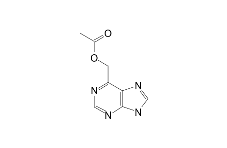 6-(ACETYLOXYMETHYL)-9H-PURINE