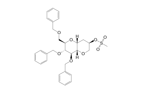 (1R,4R,6R,8R,9S,10S)-9,10-BIS-(BENZYLOXY)-8-BENZYLOXYMETHYL-2,7-DIOXABICYCLO-[4.4.0]-DECANE-4-YL-METHANESULFONATE