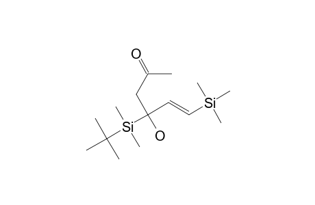 (E)-4-(tert-butyl-dimethylsilyl)-4-hydroxy-6-trimethylsilylhex-5-en-2-one
