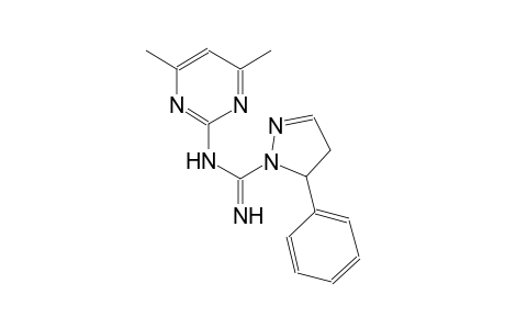N-(4,6-dimethyl-2-pyrimidinyl)-5-phenyl-4,5-dihydro-1H-pyrazole-1-carboximidamide