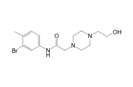 N-(3-Bromo-4-methyl-phenyl)-2-[4-(2-hydroxy-ethyl)-piperazin-1-yl]-acetamide