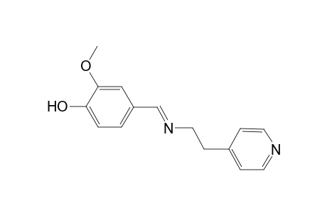 2-Methoxy-4-[(2-pyridin-4-yl-ethylimino)-methyl]-phenol