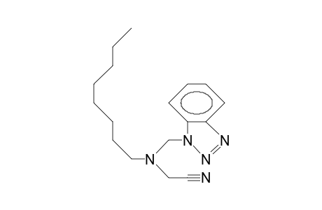 N-(1-Benzotriazolyl-methyl)-N-octyl-amino-acetonitrile