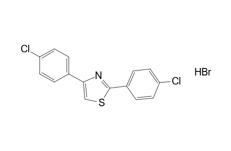2,4-bis(p-chlorophenyl)thiazole, hydrobromide