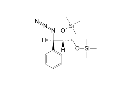 (2R*,3S*)-3-AZIDO-1,2-BIS-(TRIMETHYLSILYLOXY)-3-PHENYLPROPANE