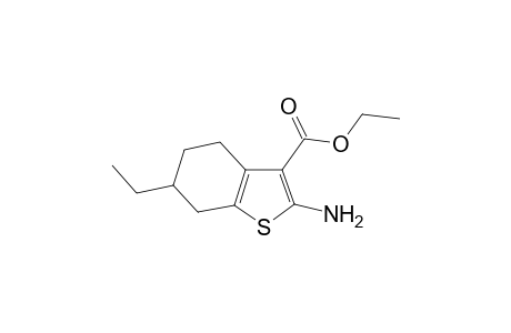 Ethyl 2-amino-6-ethyl-4,5,6,7-tetrahydro-1-benzothiophene-3-carboxylate