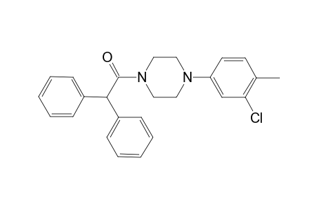 1-[4-(3-chloranyl-4-methyl-phenyl)piperazin-1-yl]-2,2-diphenyl-ethanone