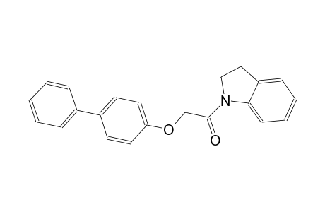 1-[([1,1'-biphenyl]-4-yloxy)acetyl]indoline