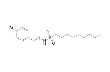 1-nonanesulfonic acid, 2-[(E)-(4-bromophenyl)methylidene]hydrazide