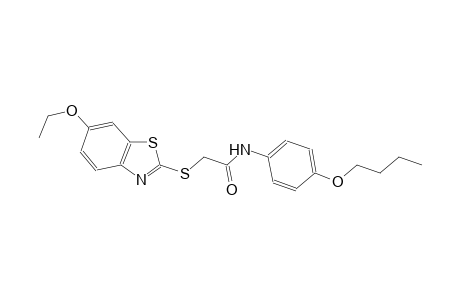 N-(4-butoxyphenyl)-2-[(6-ethoxy-1,3-benzothiazol-2-yl)sulfanyl]acetamide