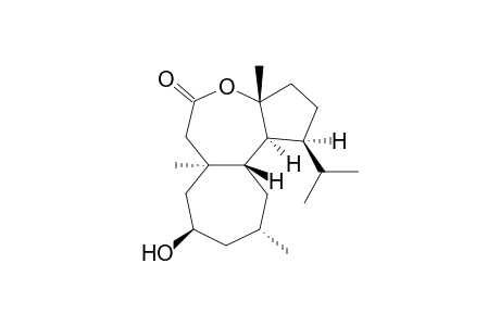 Cyclohepta[d]cyclopent[b]oxepin-5(1H)-one, dodecahydro-8-hydroxy-3a,6a,10-trimethyl-1-(1-methylethyl)-, [1S-(1.alpha.,3a.beta.,6a.alpha.,8.beta.,10.alpha.,11a.beta.,11b.alph a.)]-