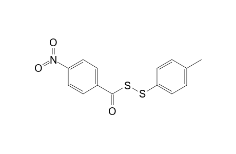 4-Nitrothiobenzoic acid S-(p-tolylthio) ester