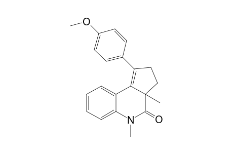 1-(4-Methoxyphenyl)-3a,5-dimethyl-3,3a-dihydro-2H-cyclopenta[c]quinolin-4(5H)-one