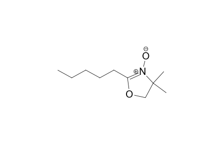 Oxazole, 4,5-dihydro-4,4-dimethyl-2-pentyl-, 3-oxide