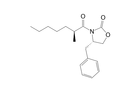 (4S)-4-benzyl-3-[(2S)-2-methylheptanoyl]-1,3-oxazolidin-2-one