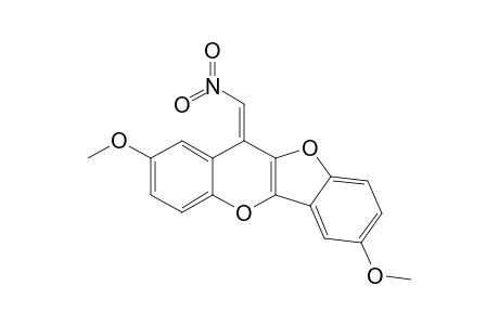 11-Nitromethylene-2,7-dimethoxy-11H-benzofuro[3,2-b][1]benzopyran