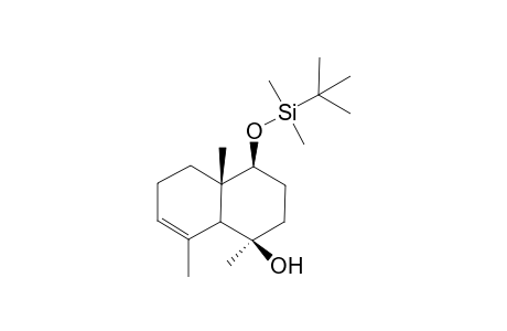 (1.alpha.,4.alpha.,4a.alpha.,8a.beta.)-4-[(tert-Butyldimethylsilyl)oxy]-1,2,3,4,4a,5,6,8a-octahydro-1,4,8-trimethyl-1-naphthalenol