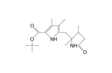 5-(2,3-Dimethyl-5-oxo-pyrrolidin-2-ylmethyl)-3,4-dimethyl-pyrrole-2-carboxylic acid, tert-butyl ester