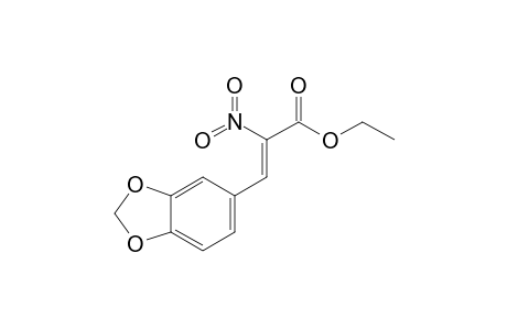 (Z)-3-(1,3-benzodioxol-5-yl)-2-nitro-2-propenoic acid ethyl ester