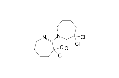 3,3-Dichloro-1-(3',3'-dichloro-4',5',6',7'-tetrahydro-3H-azepin-2'-yl)-hexahydro-2H-azepin-2-one
