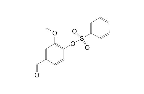 4-Formyl-2-methoxyphenyl benzenesulfonate