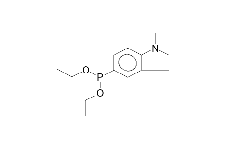 1-METHYL-5-(O,O-DIETHYLPHOSPHONITO)INDOLINE