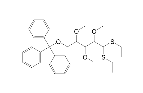 2,3,4-Trimethoxy-5,5-bis(ethylthio)pentyl Trityl Ether