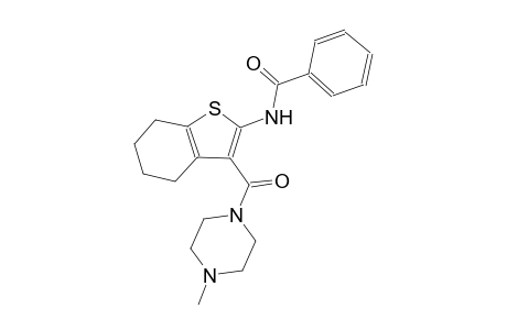 benzamide, N-[4,5,6,7-tetrahydro-3-[(4-methyl-1-piperazinyl)carbonyl]benzo[b]thien-2-yl]-