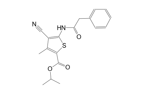isopropyl 4-cyano-3-methyl-5-[(phenylacetyl)amino]-2-thiophenecarboxylate