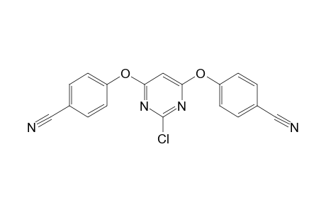 4-[2-chloranyl-6-(4-cyanophenoxy)pyrimidin-4-yl]oxybenzenecarbonitrile