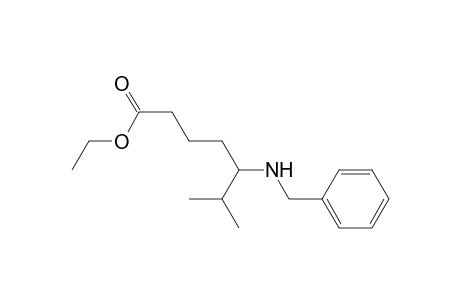 5-(benzylamino)-6-methyl-enanthic acid ethyl ester