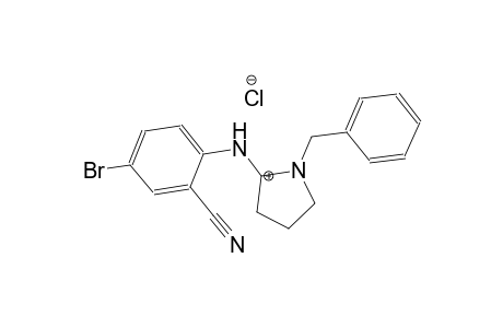 1-benzyl-5-((4-bromo-2-cyanophenyl)amino)-3,4-dihydro-2H-pyrrol-1-ium chloride