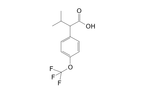 3-Methyl-2-[4-(trifluoromethoxy)phenyl]butanoic acid