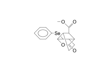 Methyl-(2sr, 7RS)-2-phenylseleno-4-oxa-5-oxotricyclo-[4.4.0.0(3,8)]-decan-7-carboxylate