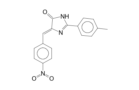 (5E)-2-(4-Methylphenyl)-5-(4-nitrobenzylidene)-3,5-dihydro-4H-imidazol-4-one