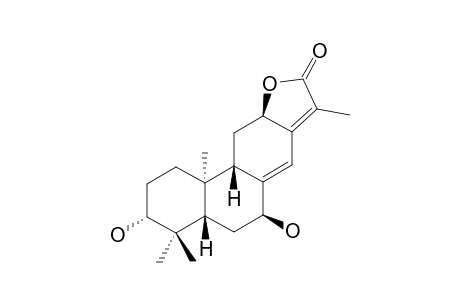 3.alpha.,7.beta.-Dihydroxy-(ent)-abieta-8(14),13(15)-dien-16,12-olide