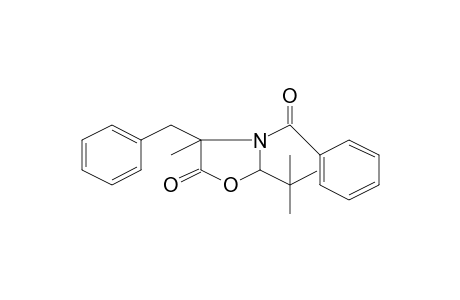 3-Benzoyl-4-benzyl-2-tert-butyl-4-methyl-1,3-oxazolidin-5-one