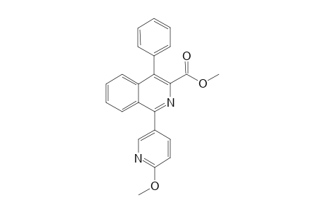 Methyl 1-(6-methoxypyridin-3-yl)-4-phenylisoquinoline-3-carboxylate