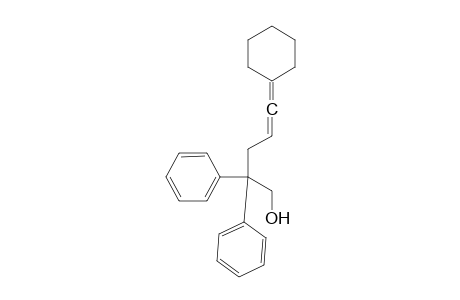 5-cyclohexylidene-2,2-diphenylpent-4-en-1-ol