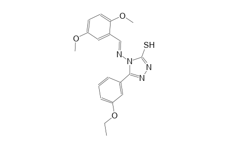 4-{[(E)-(2,5-dimethoxyphenyl)methylidene]amino}-5-(3-ethoxyphenyl)-4H-1,2,4-triazole-3-thiol