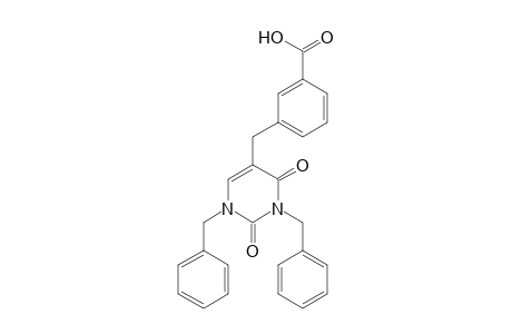 3-(3-Benzyl-2,4-dioxo-1-phenethyl-1,2,3,4-tetrahydro-5-pyrimidinylmethyl)benzoic acid