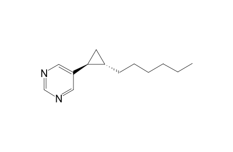 5-[(1S,2S)-2-hexylcyclopropyl]pyrimidine