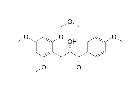 (1S,2S)-syn-1-(4'-Methoxyphenyl)-3-(2"-methoxymethyloxy-4",6"-dimethoxyphenyl)propane-1,2-diol