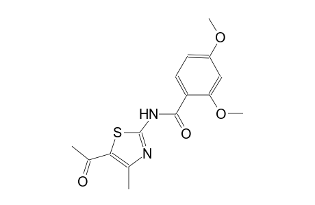 N-(5-acetyl-4-methyl-1,3-thiazol-2-yl)-2,4-dimethoxybenzamide