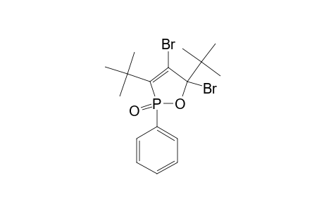 (E)-4,5-DIBROMO-3,5-DI-TERT.-BUTYL-2-PHENYL-1,2-OXAPHOSPHOL-3-ENE-2-OXIDE