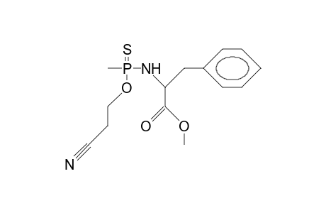 N-([2-Cyano-ethyl]-methyl-phosphinothioyl)-L-phenylalanine methyl ester
