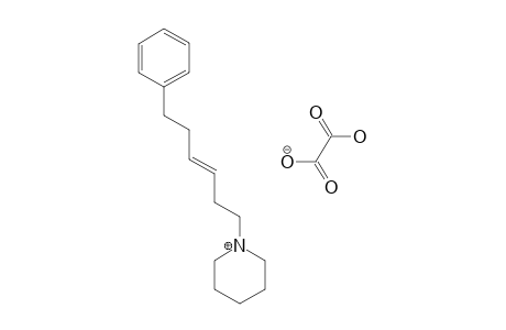 (E)-N-(6-PHENYLHEX-3-ENYL)-PIPERIDINE_HYDROGEN_OXALATE